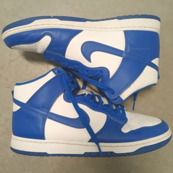 Nike Other - Nike Blue White Mid Dunks Men's Size 12